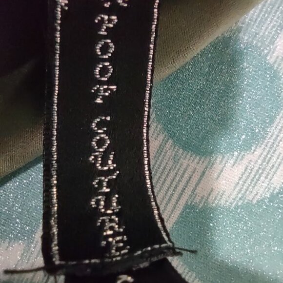 POOF COUTURE OLIVE GREEN SLEEVELESS DOUBLE STRAP OFF THE SHOULDER ELASTIC SIZE S - Picture 10 of 12